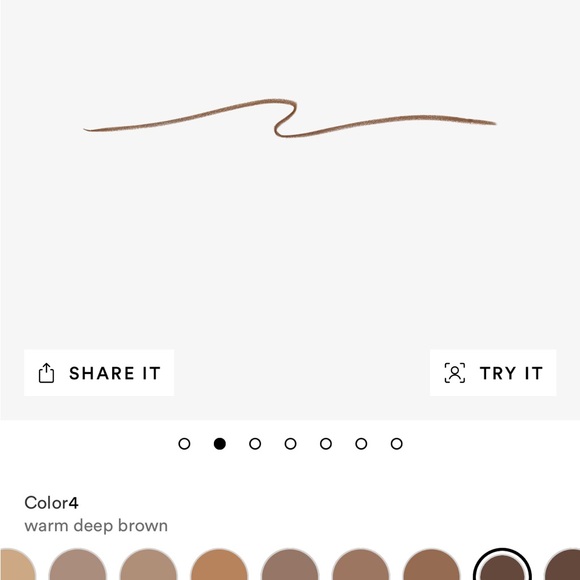 Benefit Precisely, my brow pencil mini in shade 4 warm deep brown - Picture 4 of 5